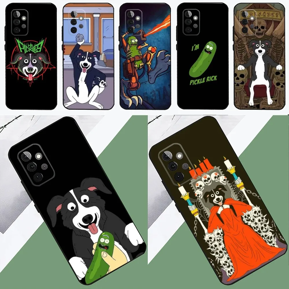 

Cartoon Mr P-Pickles-S Phone Case For SamsungS24,23,22,21,S20 Ultra Pro 10,S30Plus,S9,20lite Ultra Black Cover
