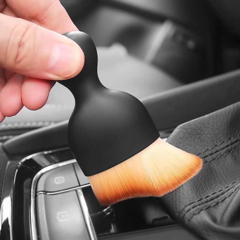 Car Interior Cleaning Tool Air Conditioner Air Outlet Cleaning Artifact Brush Car Brush Car Crevice Dust Removal Car Detailing