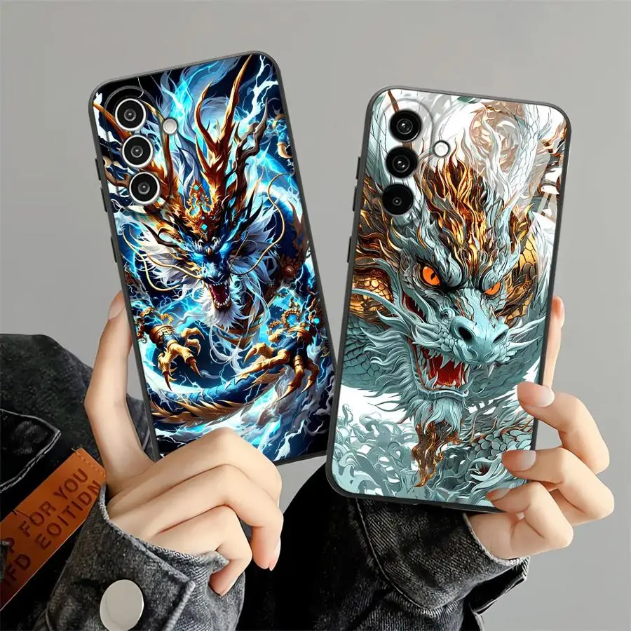 Cartoon Cool Dragon Phone Cover Case for Samsung Galaxy A57 A37 A73 A51 A23 A15 A06 A55 A53 A17 A52 A36 A25 A16 A05 A50 A13 A12