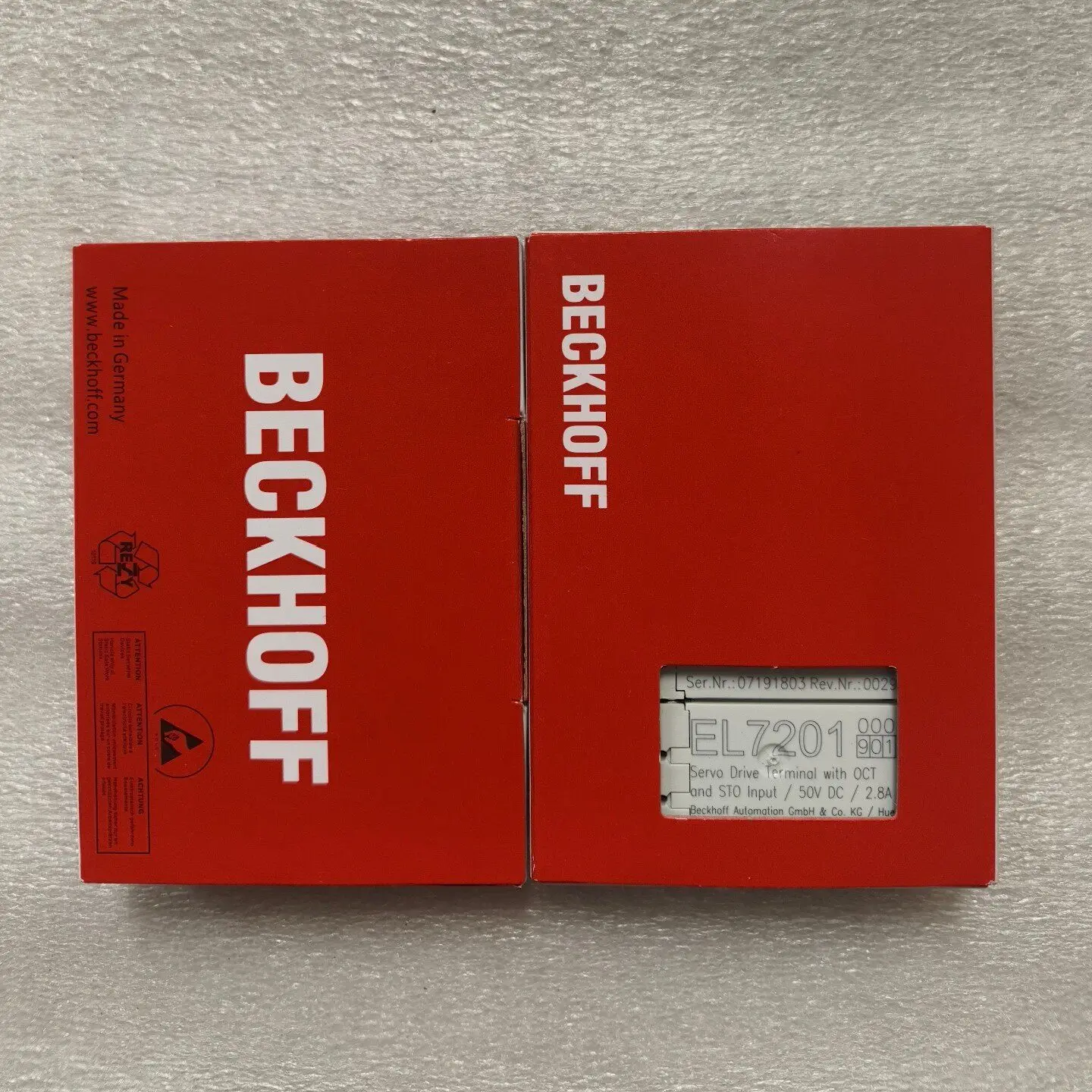 BECKHOFF EL7201 module | original and genuine German