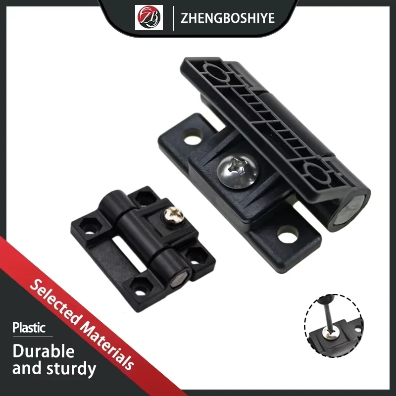 

Plastic Black Adjustable Torque Shaft Torque Hinge Free Stop And Open For Cabinet Door And Cabinet Hinges