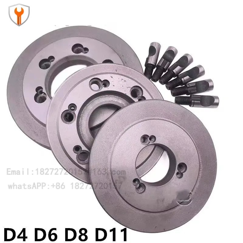 Lathe Spindle Flange Three-Jaw Chuck Connection Plate Transition Plate 160/D4 200/D4