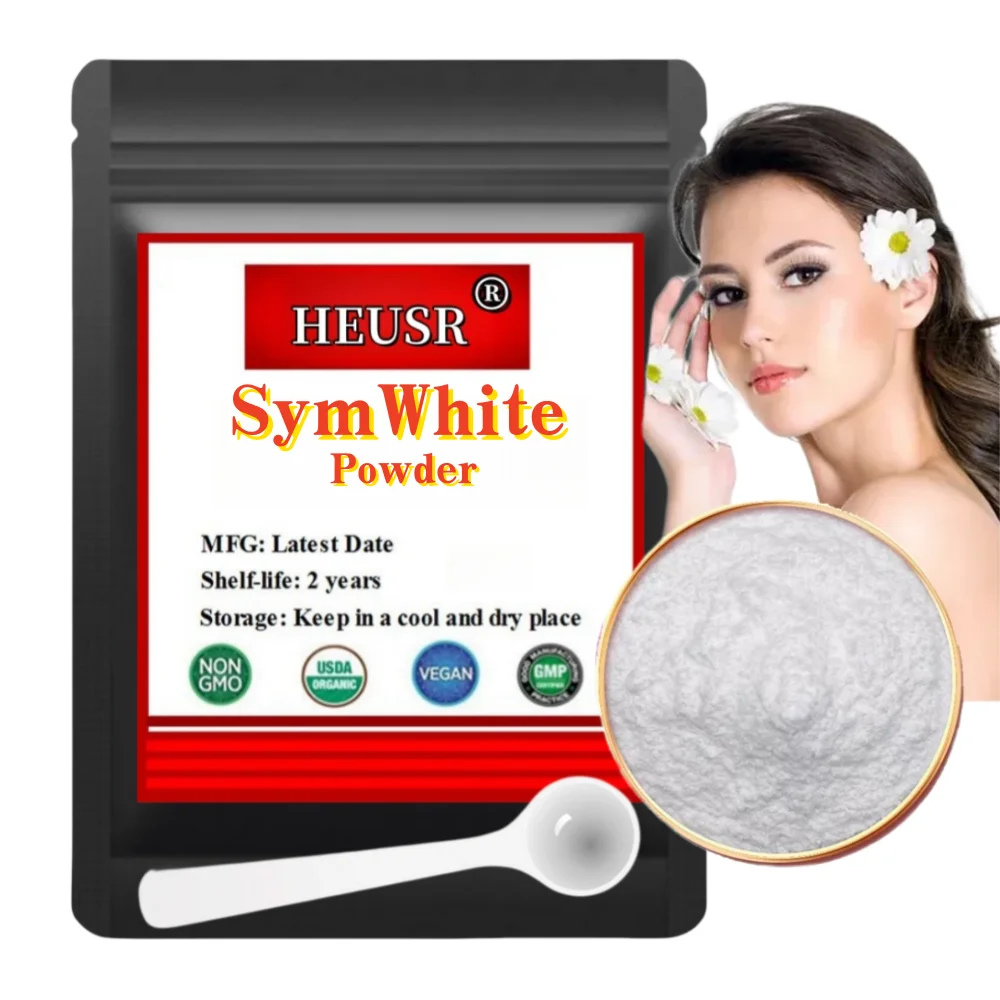 Suministro caliente 99% Symwhite Powder 377 Blanqueamiento de la piel Sym Blanco Pheniletil Resorcinol Material cosmético