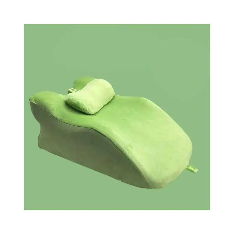 

Ergonomic Spinal Posture Support Multi-Functional Bed Pillow - Green Colorful Design for Enhanced Comfort and Alignment