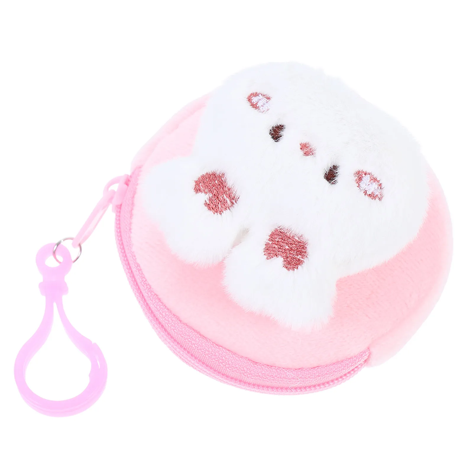 Cute Bunny Coin Purse Mini Soft Cartoon Wallet Small Animal Coin Pouch Change Purse Earphone Bag Portable for Girls Women
