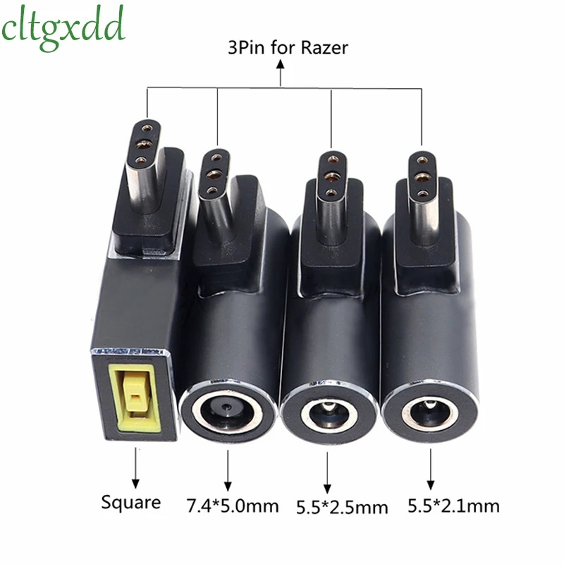 

1Piece DC Round Mouth Power To 230W High-power Razer 3pin Gaming Laptop Charging Suitable For Lenovo Square Mouth Laptop Adapter