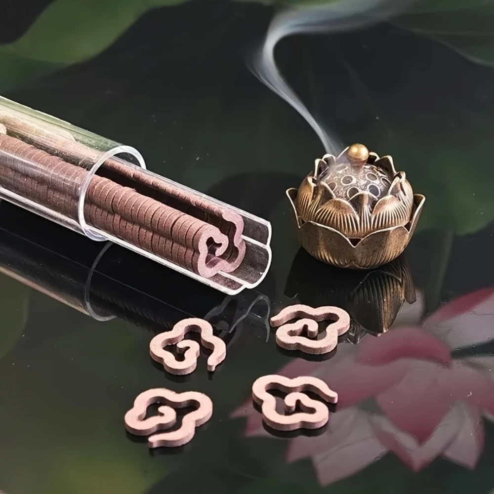 42Pcs Handmade Sandalwood and Agarwood Scented Sticks Set, Long-Lasting Plant-Based Fragrance in Sandalwood and Agarwood