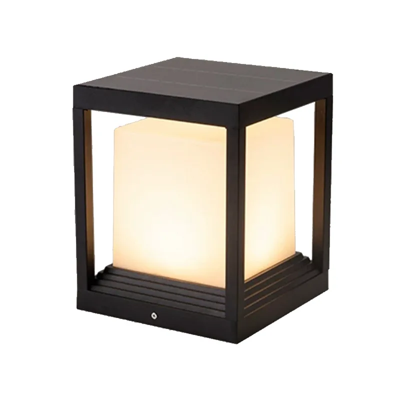 

Wall stigma lamp solar garden European simple modern waterproof villa garden arrangement aluminum lamp stand