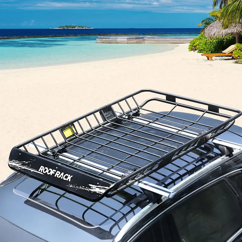 Hitch Mount Roof Rack Customized Folding Roof Cargo Carrier Basket with Extension Storage Rack