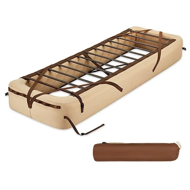 Outdoor camping inflatable bed frame, portable foldable tent bed frame
