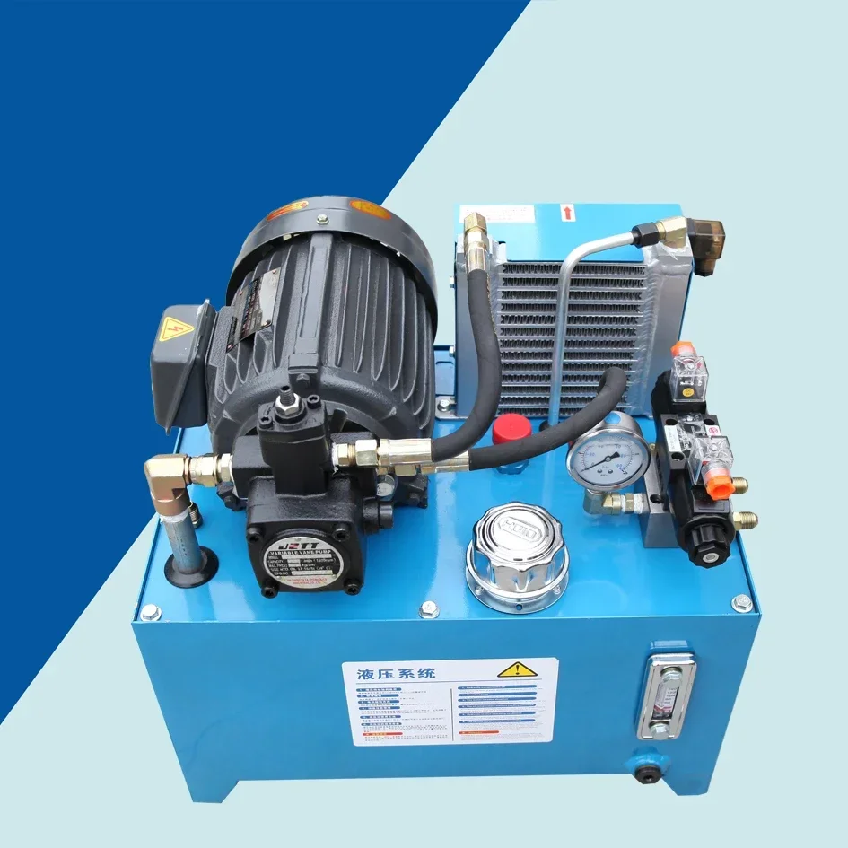 12 V Power Units 8 Spool Electrohydraulic Actuator Large Hydraulic Oil Plunger Pumping Station