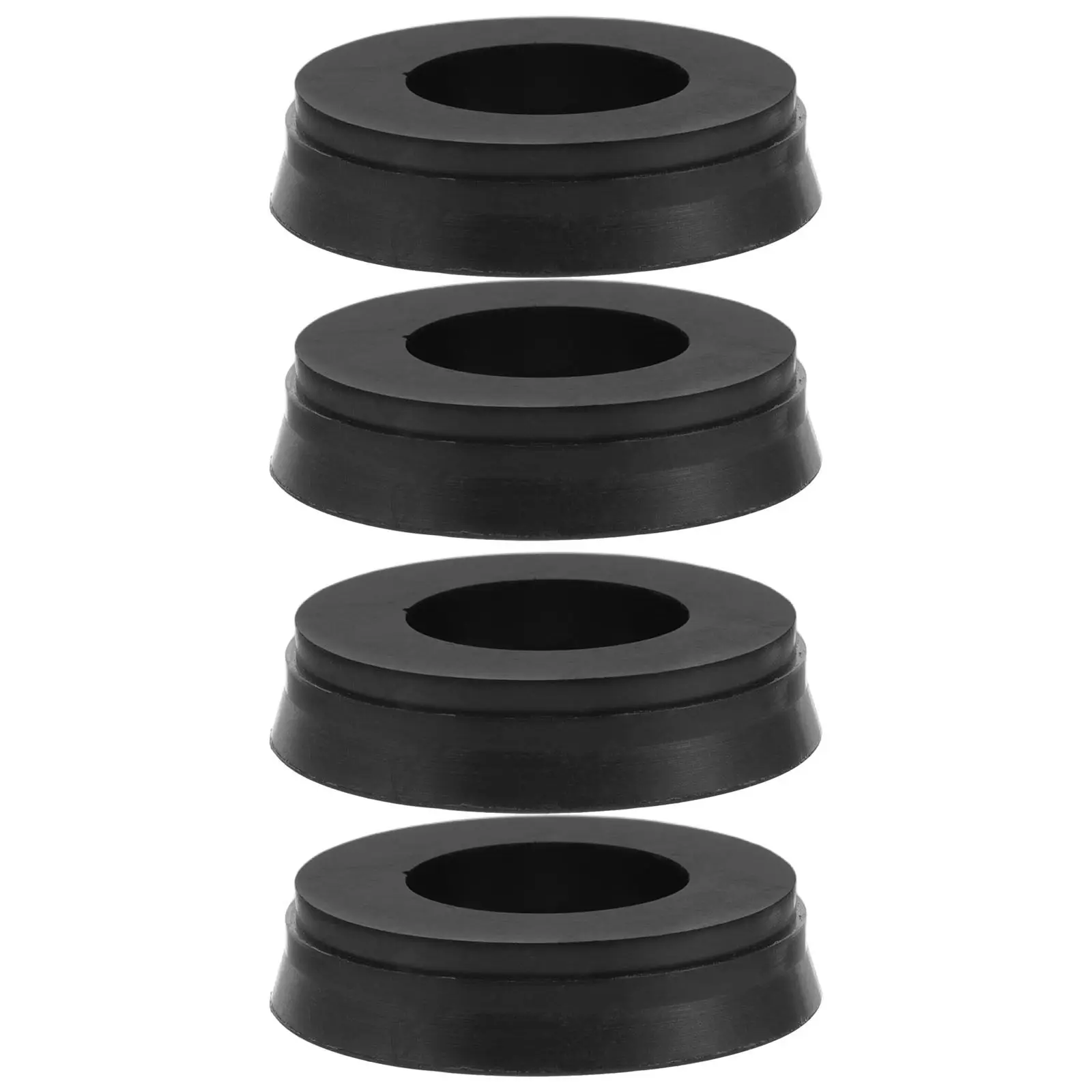 4Pcs Hydraulic Floor Jack Oil Seals Open Lip Design Leak Prevention Jack Repair Kit Replacement Seals for Automotive Trailer