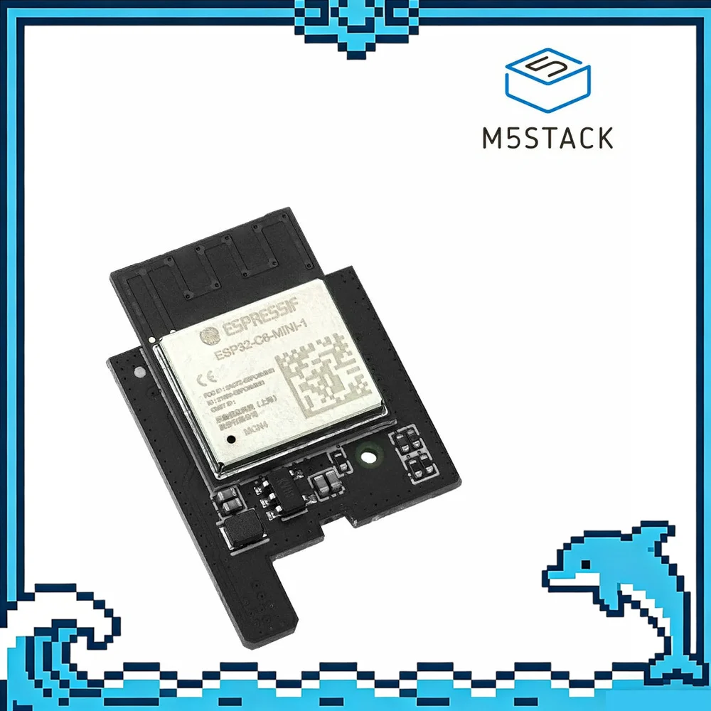M5Stack Stamp-AddOn C6 for P4 ESP32-C6 WiFi Expansion Module for M5Stamp ESP32-P4 Development
