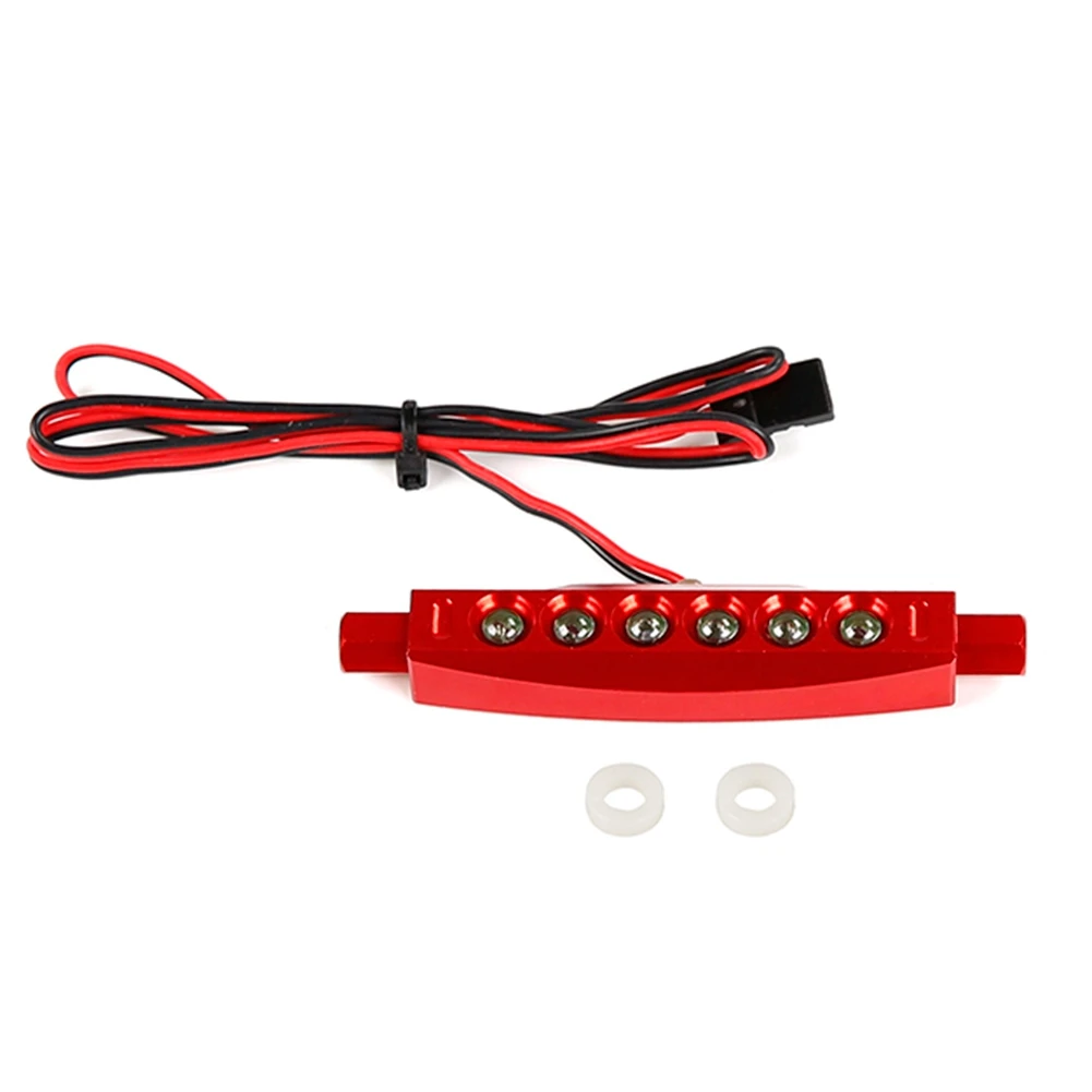 Nuovo per Baja CNC LED Fanale posteriore Lampada per 1/5 ROVAN KM Hpi Baja 5B Rc Parte di auto, Rosso