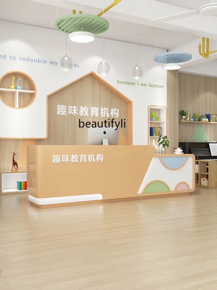Playground Cashier Art Training Institution Front Desk Kindergarten Swimming Pool Counter