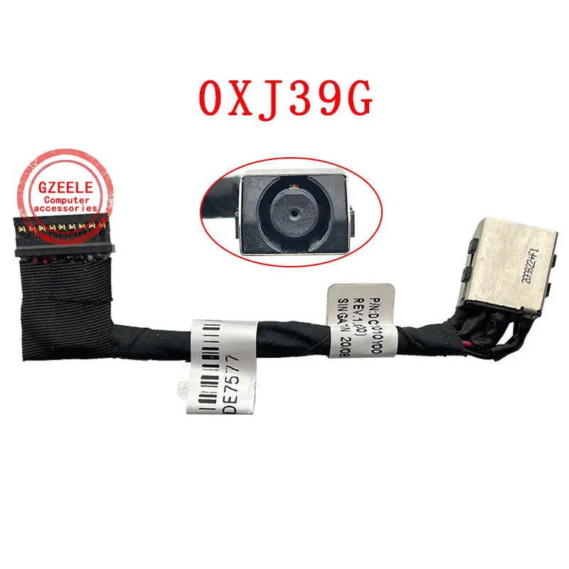

Разъем питания постоянного тока для ноутбука DELL G7 7577 7587 7588 G5-5587 P72F XJ39G DC301010Y00 DC301011F00, адаптер для ноутбука, разъем для зарядки