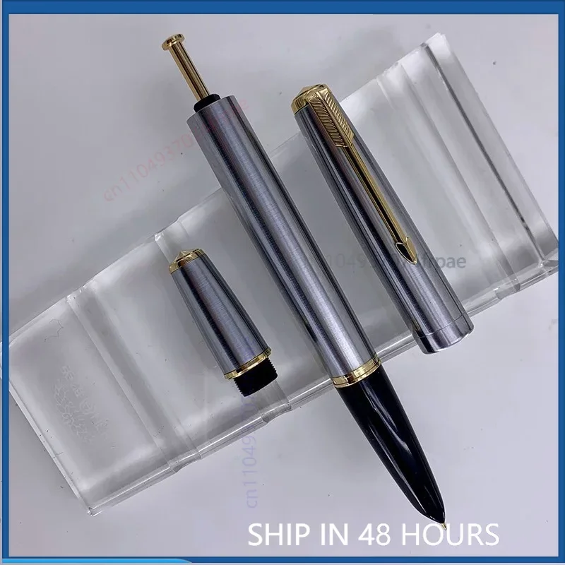For Wing Sung 601 Full Steel 14K Concealed Gold Fountain Pen Piston Large Ink Storage
