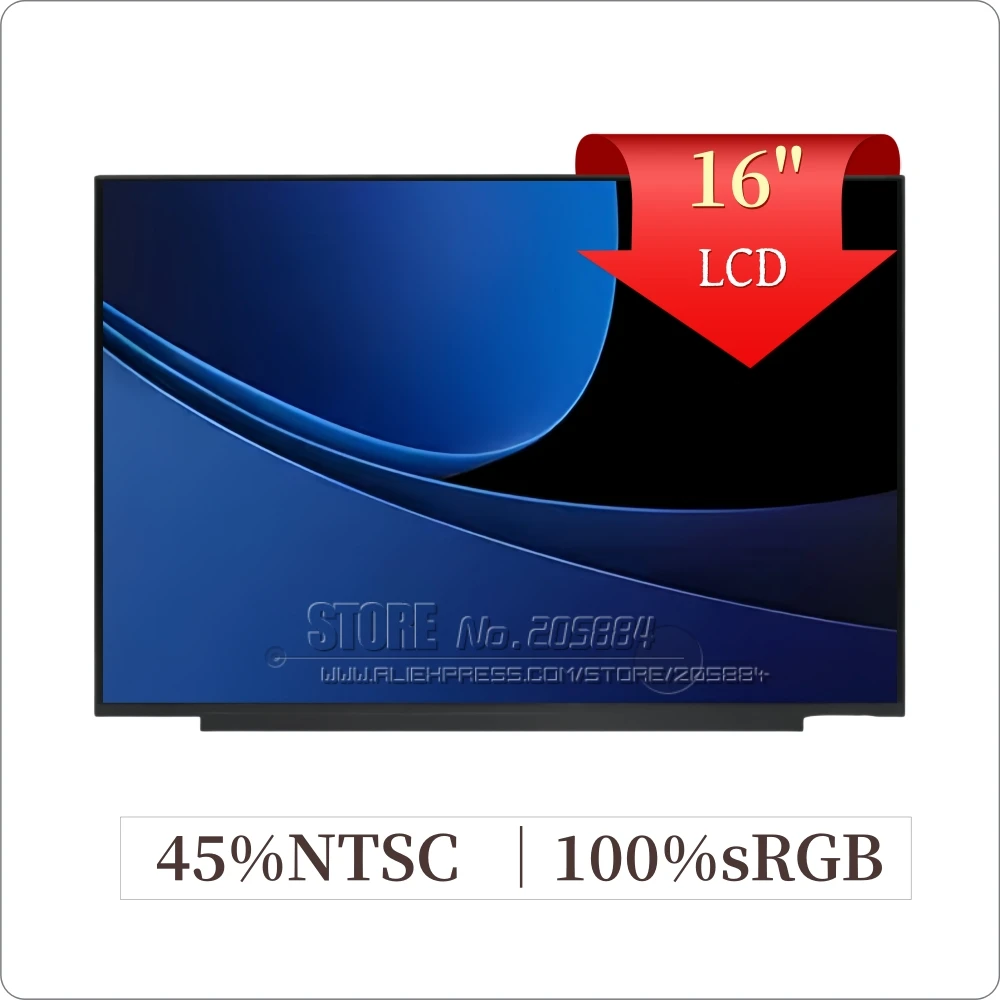 

For IdeaPad Slim 5 16ABR8 16IAH8 16IRL8 16AHP9 Laptop LCD screen 16" WUXGA/WQXGA