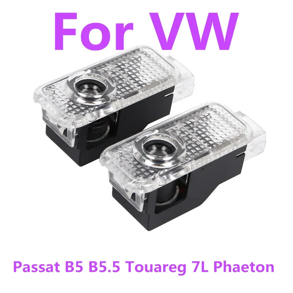 

LED Car Door Courtesy Lamp Projector Ghost Shadow Welcome Light For VW Passat B5 B5.5 Touareg 7L Phaeton Accessories