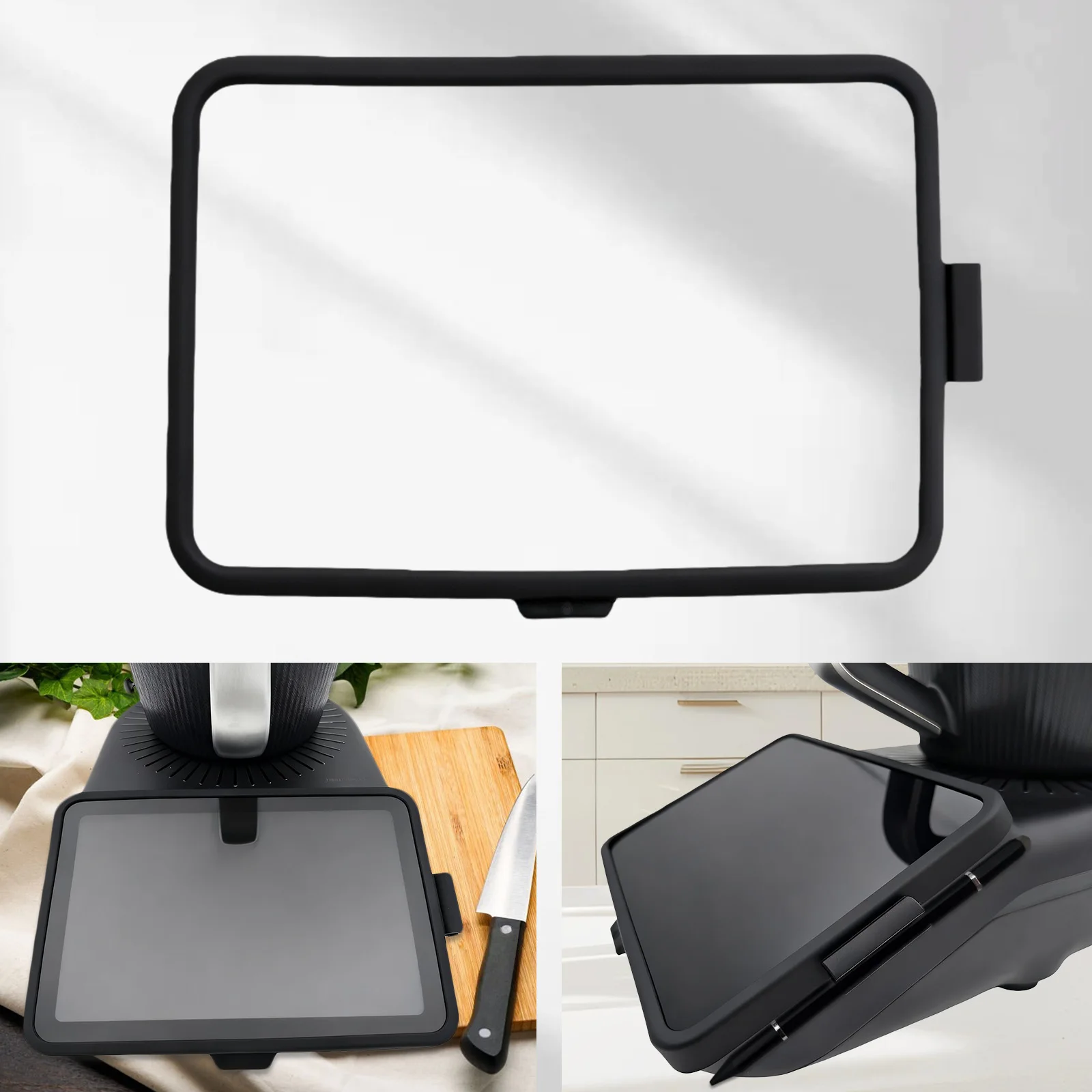 Thermomix TM7 Screen Protector Silicone Frame: Reinforced Border Guard, Easy Install Bumper for Scratch & Bump Protection