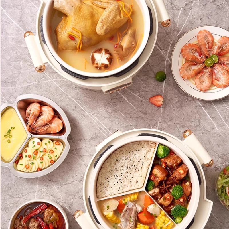 Ceramic Glaze Pressure Cooker Mandarin Duck Gallbladder Double Gallbladder One Pot Three Purpose