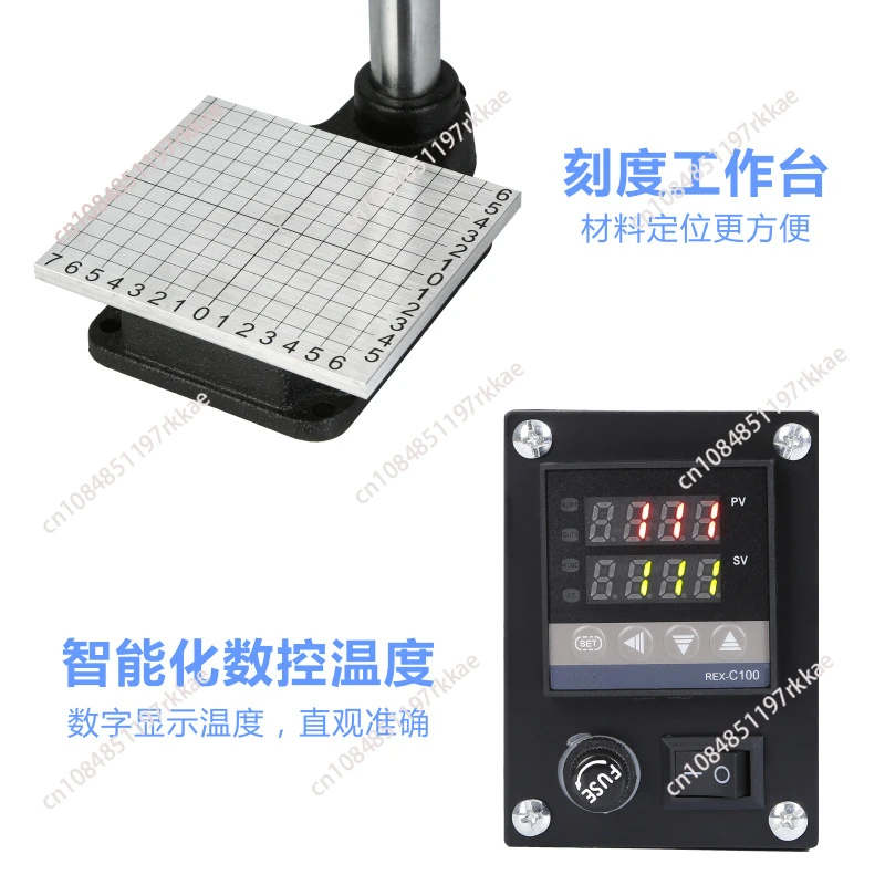 Embossing Branding Press Machine Burn Iron Logo Stamp Tool Manual PVC Card Leather Paper Hot Foil Stamping Bronzing