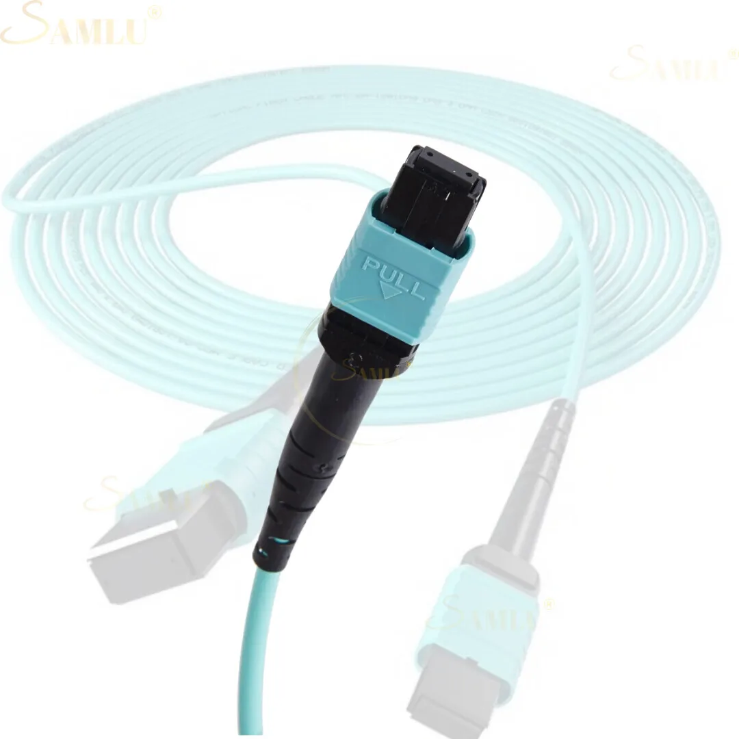 40Gb/100Gb SFP+ Optic MPO/MTP To MPO 12Fibers Female OM3 Type B Patch Cord 1/2/3/5/10M Fiber Network Cable