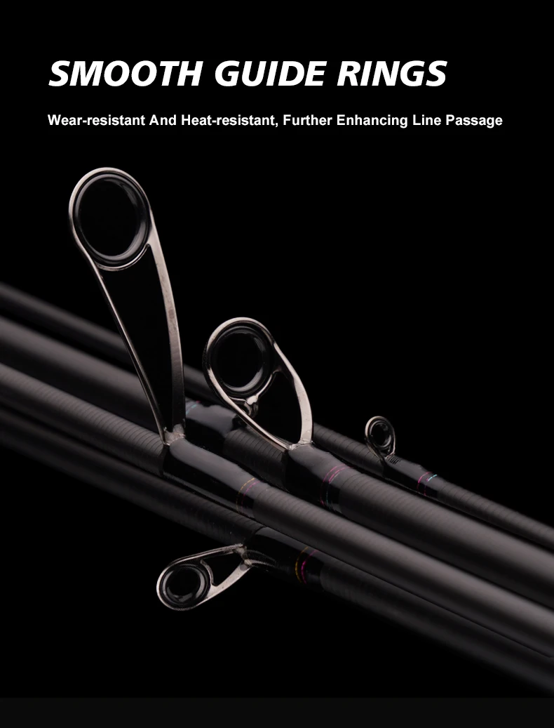 PURELURE SigamaII Ultraleichte Carbon-Angelruten MF Action 2-teilig UL/L Power Spinning/Casting Reiserute zum Angeln – Detail 5
