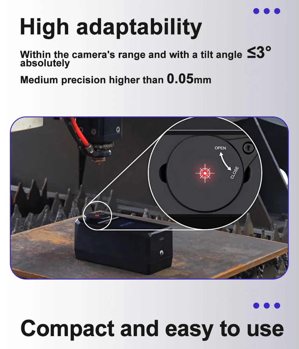 BOCHU Original MCD100 Laser-Ausrichtungswerkzeug Hochpräziser Bildsensor Manuelles Zentriergerät für BOCHU Raytools Bodor Laserkopf – Detail 5