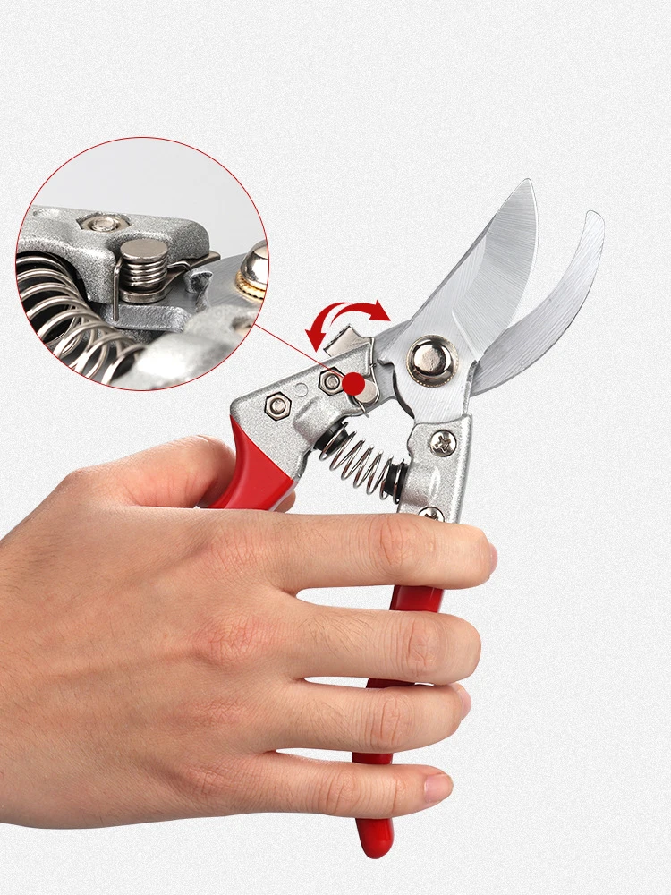 Universal Replaceable Pruning Shears Spring Silkworm Type Steel Skin Stainless Steel Spring Pruning Shears Gardening Shears Part