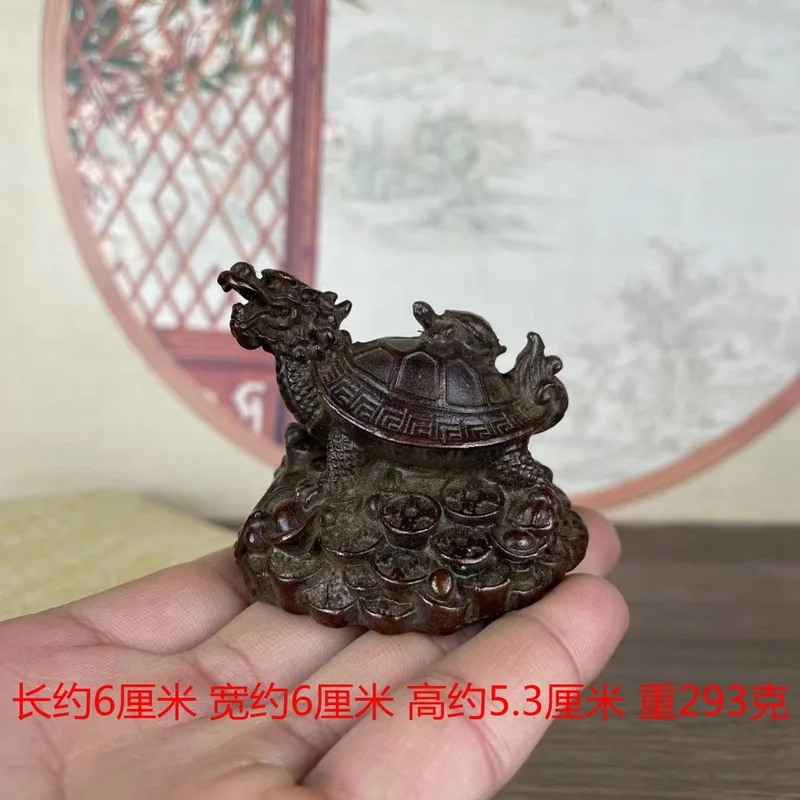 Dragon Turtle Figurine Mother and Child Turtle Dragon Head Turtle Turtle Dragon Presenting Treasures Home Living Room TV Cabinet
