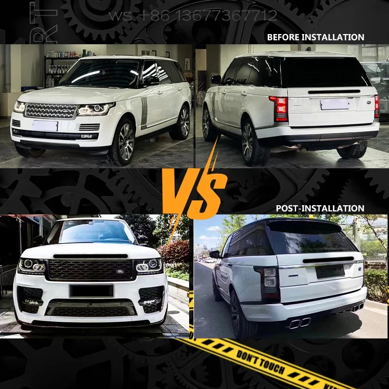 

Factory hot salesNew Condition Car Modification with Front Bumper Rear Bumper Grille Door Panel Body Kit for RR 2013-2017 SVO