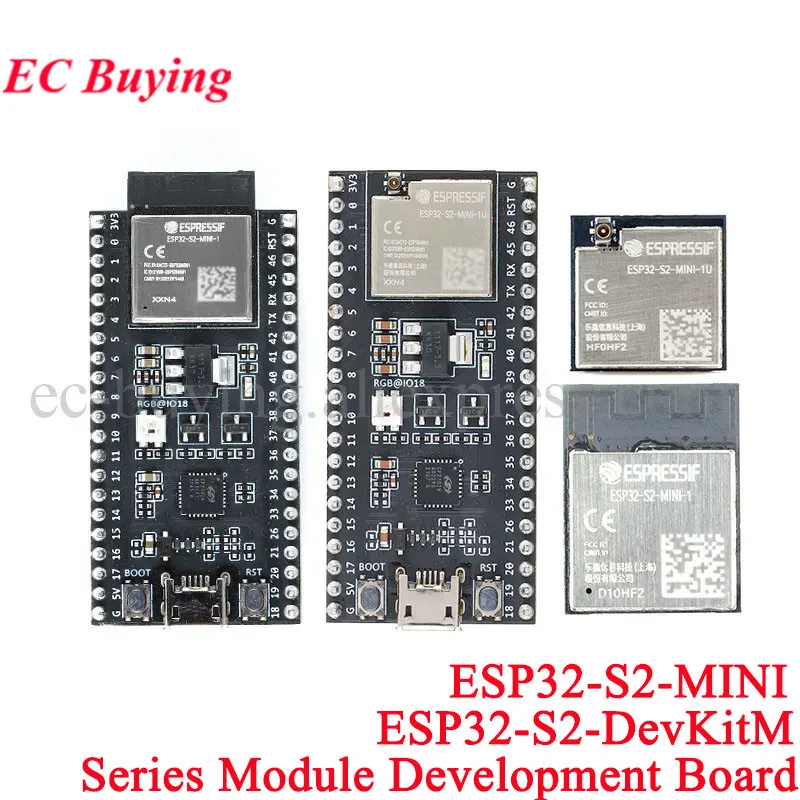 ESP32-S2-DevKitM-1 -1U -1R -1RU -1-N4R2 -1U-N4R2 Development Board ESP32-S2-MINI-1 -1U -1-N4R2 -1-2 -1-2U WiFi Wireless Module