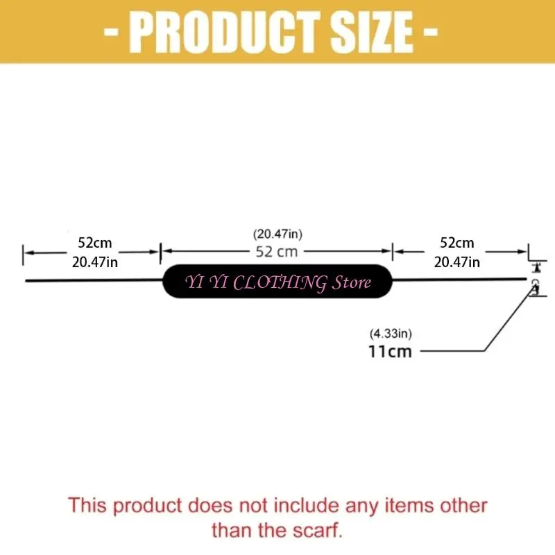 

N5KF Cosy Warm Neck Warmer Scarf Earmuffs Adjustable Tie For Lady Women Teens