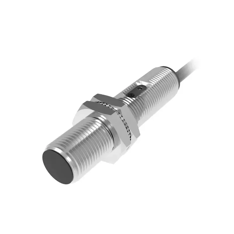 

PR12 Series IP67 Metal Cylindrical Diffuse Reflection Photoelectric Proximity Sensor Adjustable 15cm Detection M12