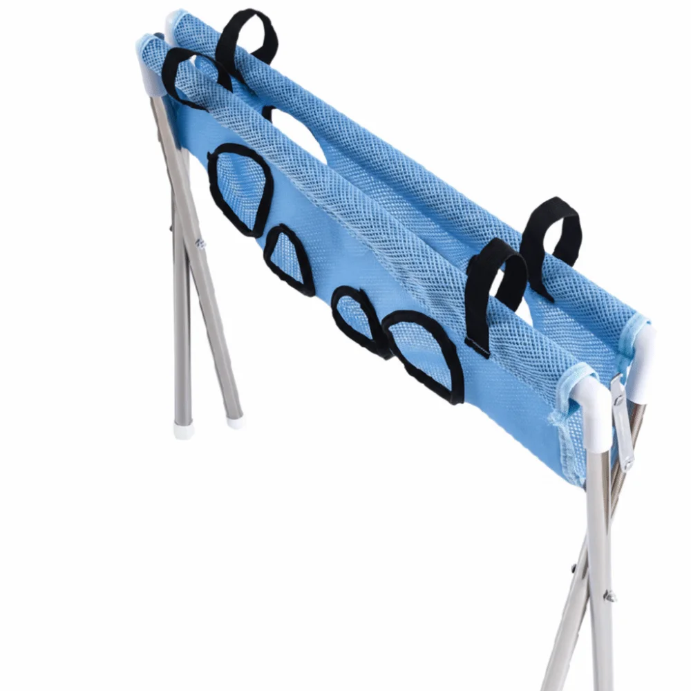 Anti-Scratch Pet Grooming Hammock Adjustable Support Frame Pet Restraint Station Detachable Sturdy Puppy Nail Clipping Holder