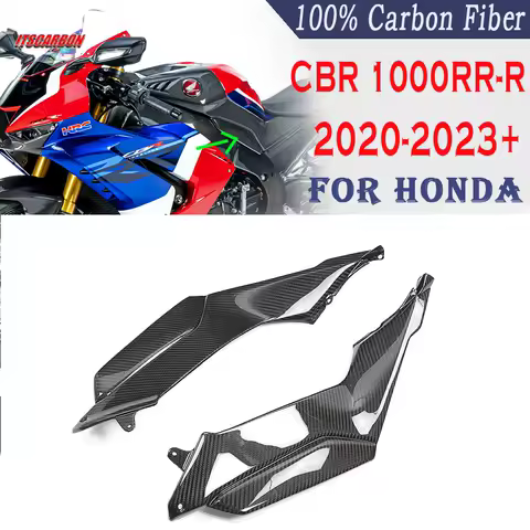 For HONDA CBR1000RR-R CBR1000RRR 2020 2021 2022 3K Carbon Fiber Motorcycle Accessories Fuel Tank Side Panels Cover Fairing Kits