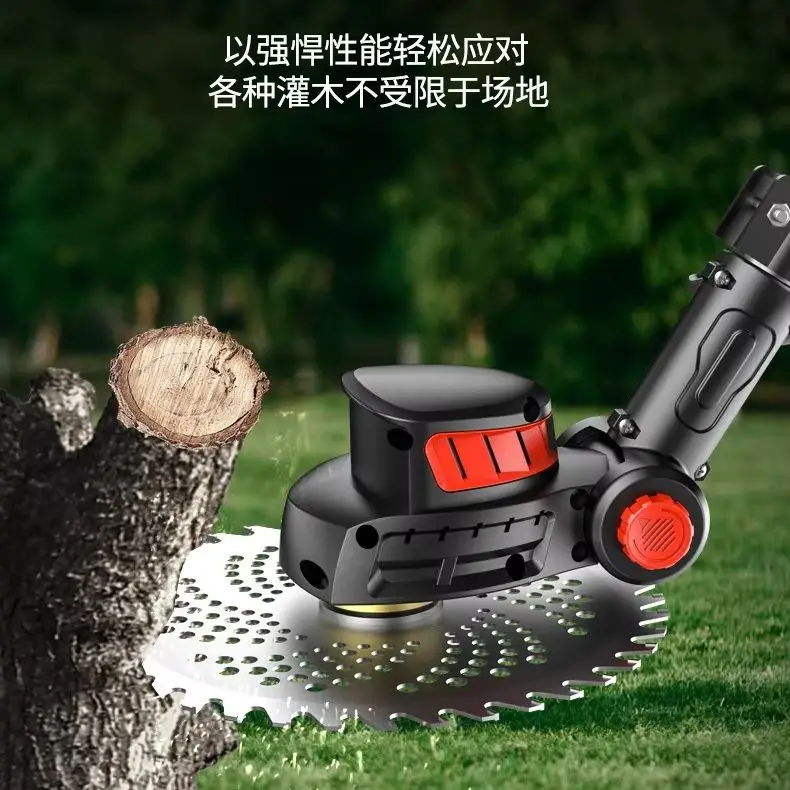 Household Portable Mini Electric Grass Cutter Rechargeable Lithium Battery Garden Lawn Weeding Machine