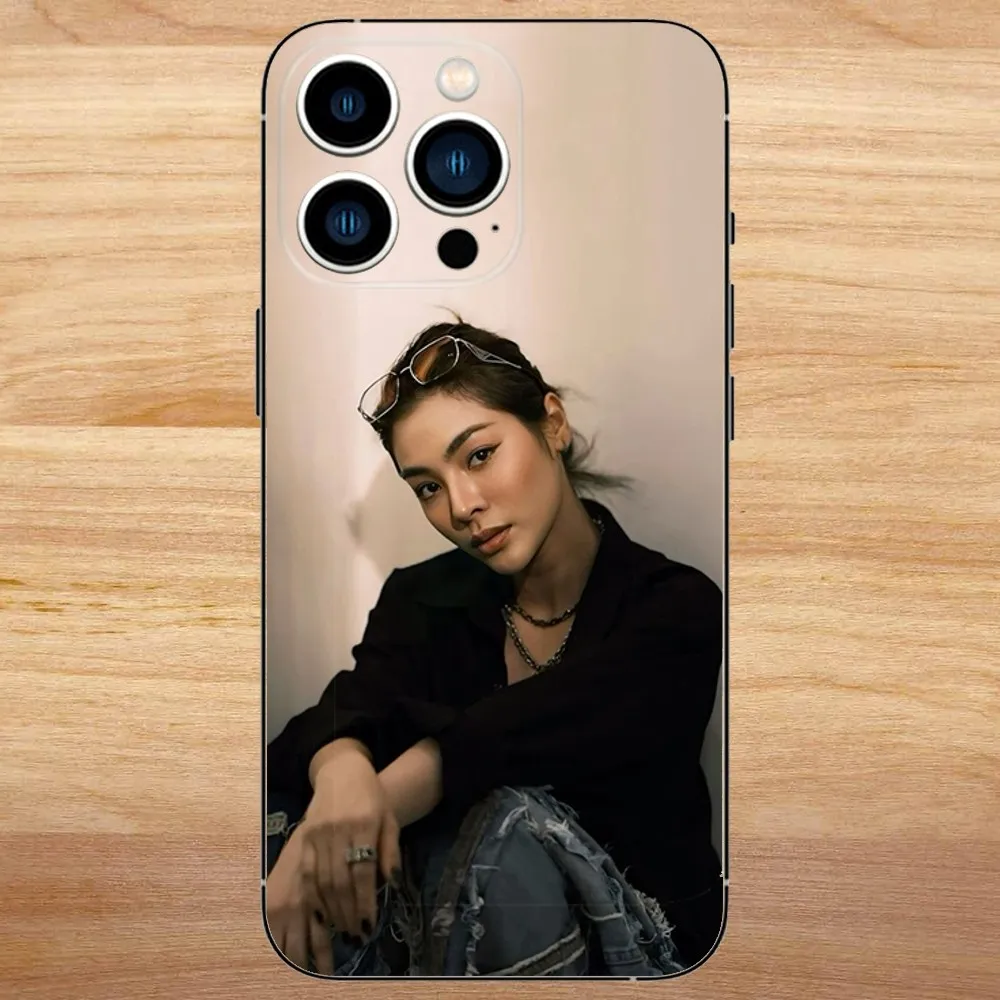 Faye Peraya Malisorn Phone Case For iPhone15,14,13,12,11,Pro,Max,Plus,Mini,X,XS,XR,8,7,6,S,Plus,SE Soft Black Case