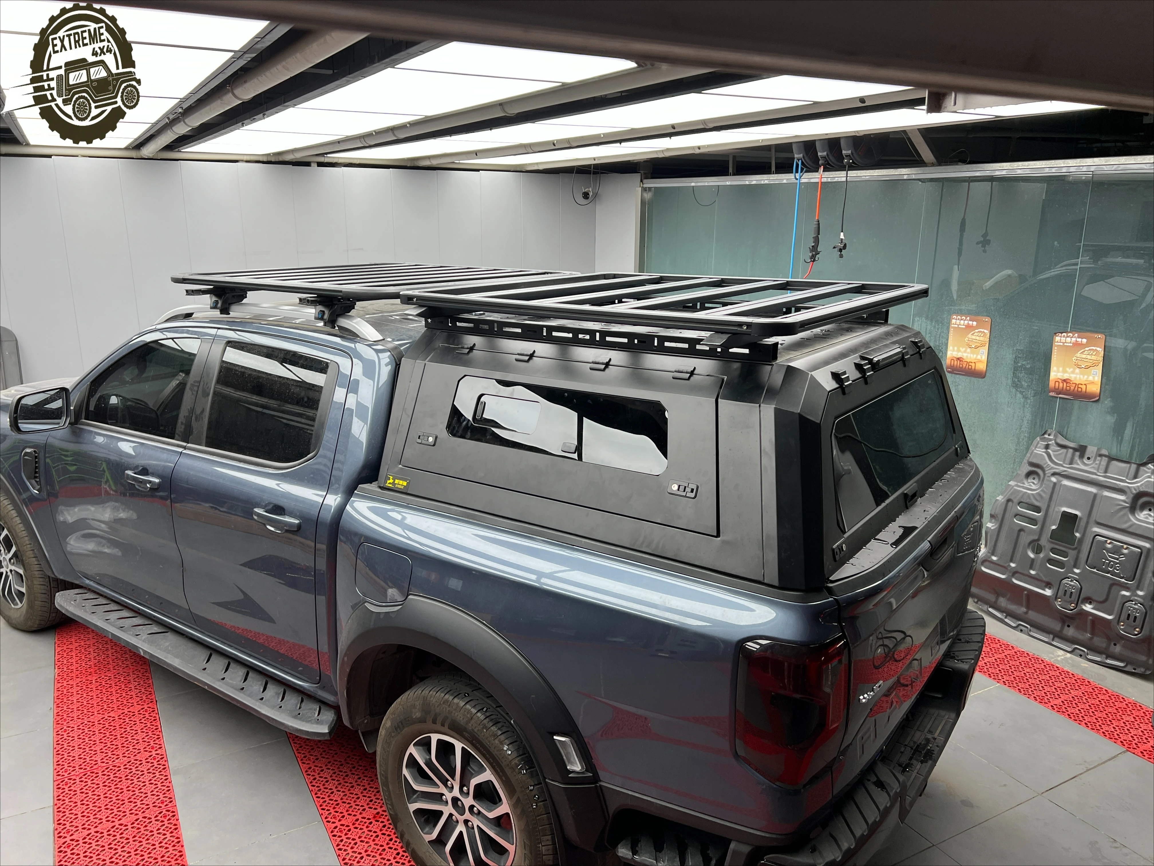 

4x4 Accessories Aluminum Cross Bar for Ford Ranger Wildtrak Ute Rear Cargo Tonneau Roller Pickup Truck Roof Racks