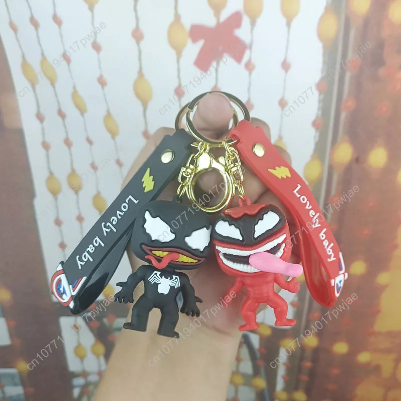 

Super Marvel Hero Venom Action Figure Keychain — Venom: Lethal Protector Car Key Chain Charm