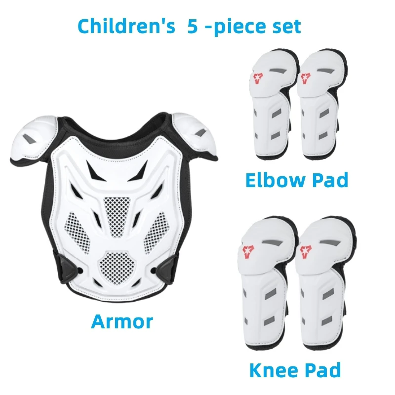 

Boys Girls Youth Child Kids Body Protection Motocross Armor Vest Suits Skiing Skating Kid Motorcycle Care Armor Elbow Knee Guard