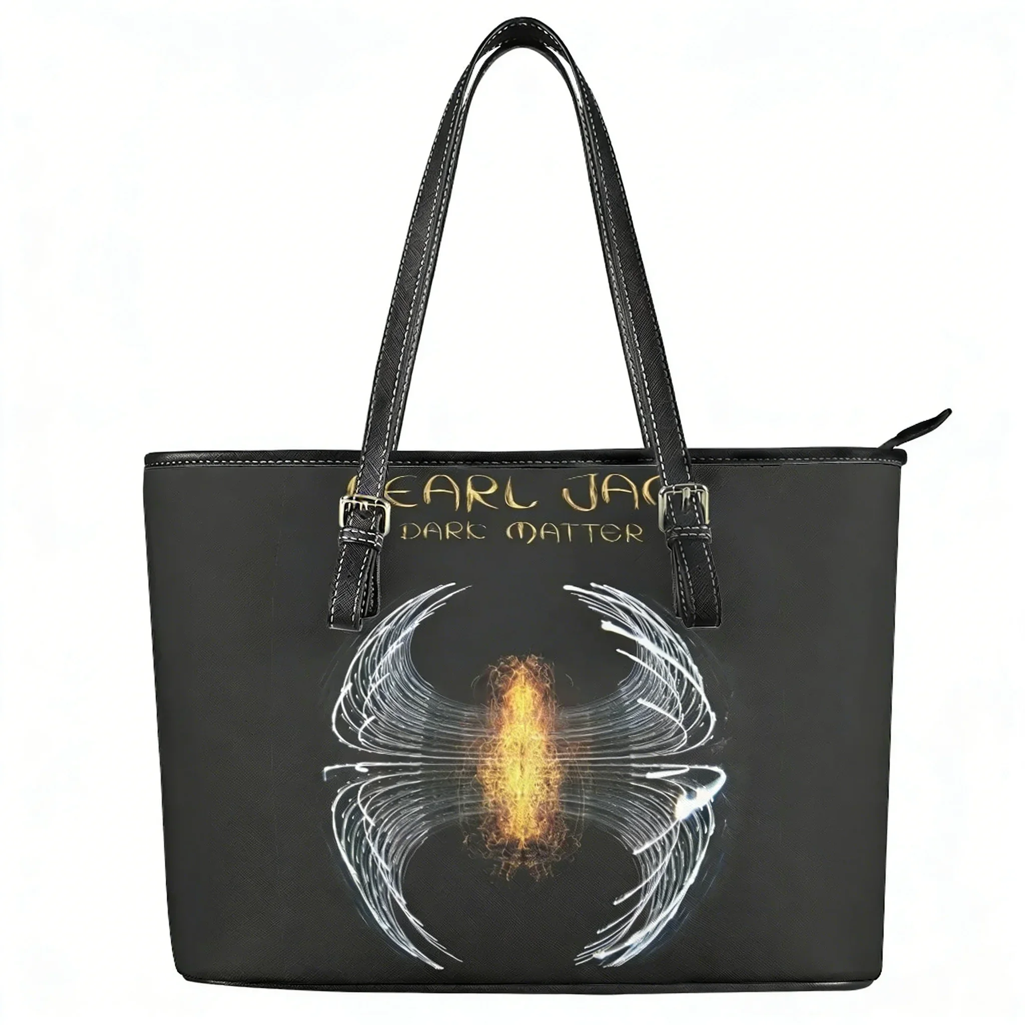 

Rock Band Pearl Jam Even Flow Custom Handbag Womens Mens Personalized Tote Bag Shoulder Bag Business Leather Purse Travel Bag