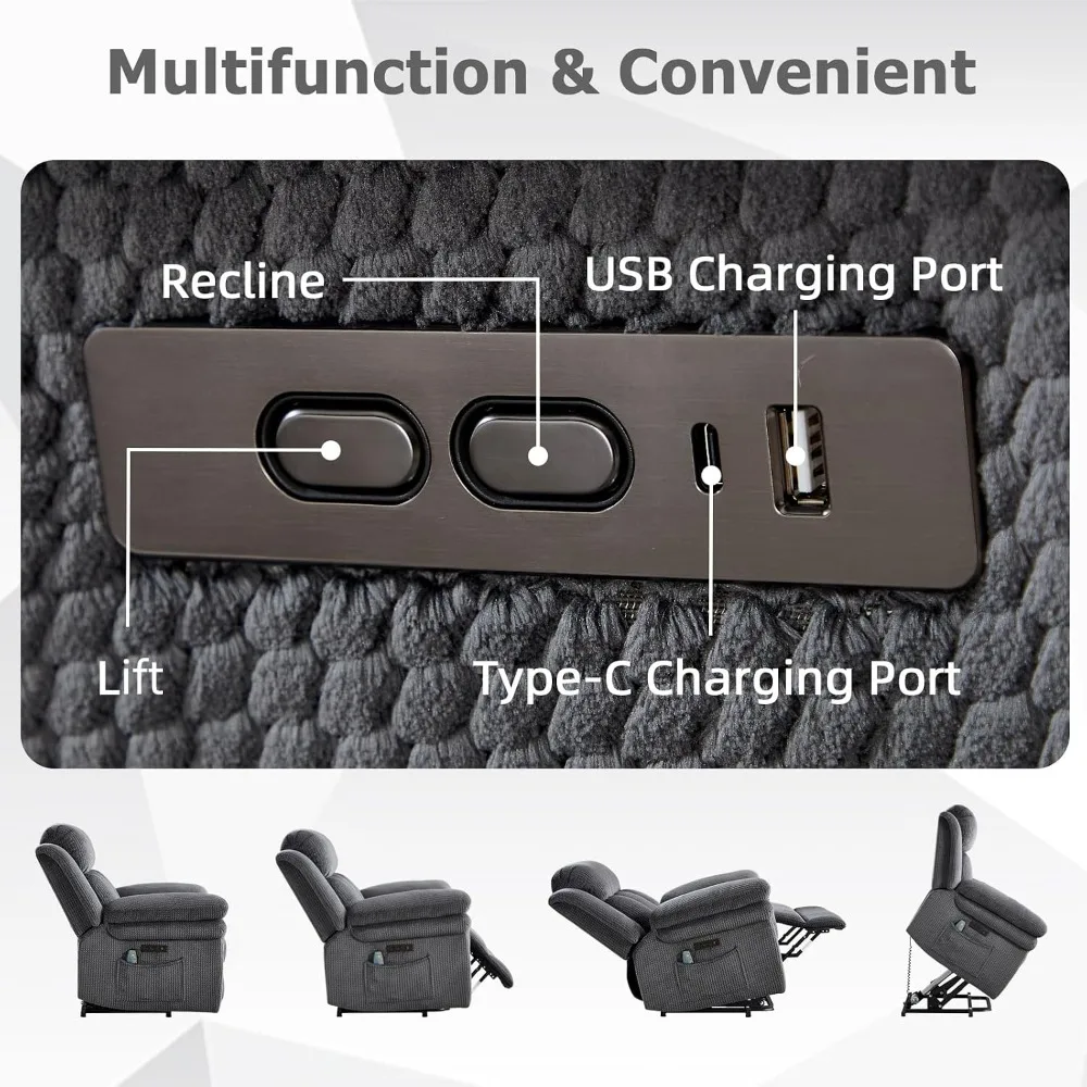 Oversized Power Lift Recliner 4
