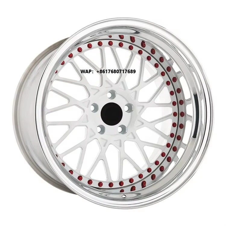

Custom 3 Piece 17 18 19 20 21 22 23 24mm Wheels Deep Lip Forged Wheels for Passenger Car Wheels Tires