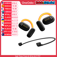 Oneodio SuperEQ D72 Open-Ear Earphones Wireless Bluetooth 5.4 Neckband Headphones IPX4 Air Conduction Sports Earbuds APP Control