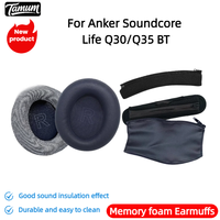 TAMUM Replacement Earpads With buckle For Anker Soundcore Life Q30/Q35 BT Ear Cushion Headphone Ear Pad