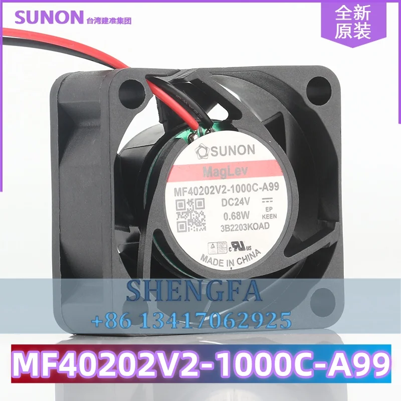 Original MF40202V2-1000C-A99 24V 0.68W 4020 4CM 40X40X20MM SUONO brand fan with diameter blade