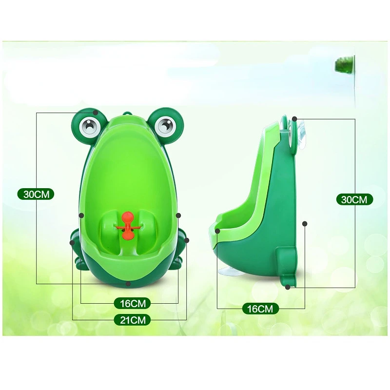 Baby Boys Standing Potty Frog Shape Wall-Mounted Urinals Toilet Training Children Stand Vertical Urinal Potty Pee Infant Toddler