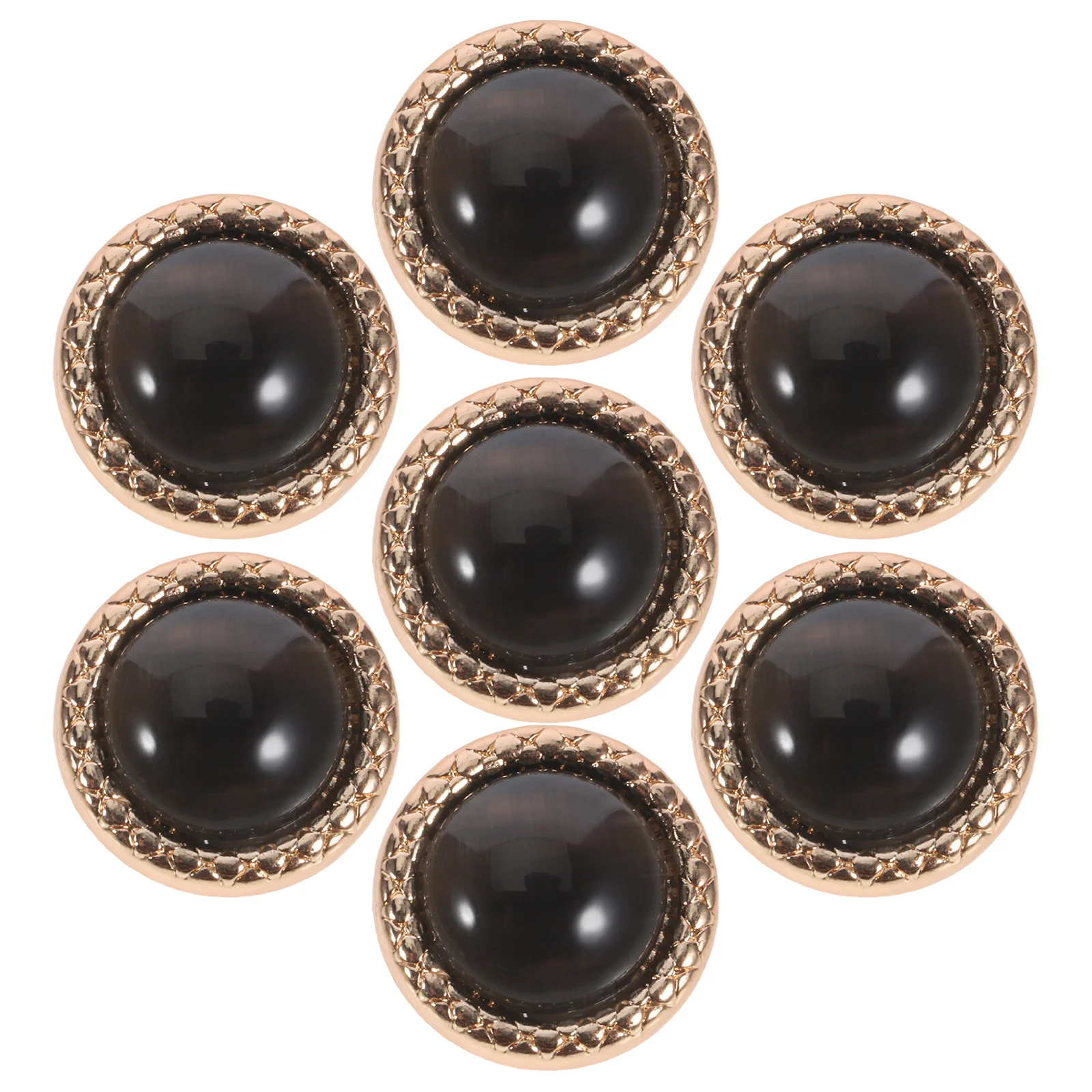 

20pcs Metal Pearl Buttons Round Vintage Sewing Buttons For Shirt Suit Coat Diy Handcraft Replacement Button Set